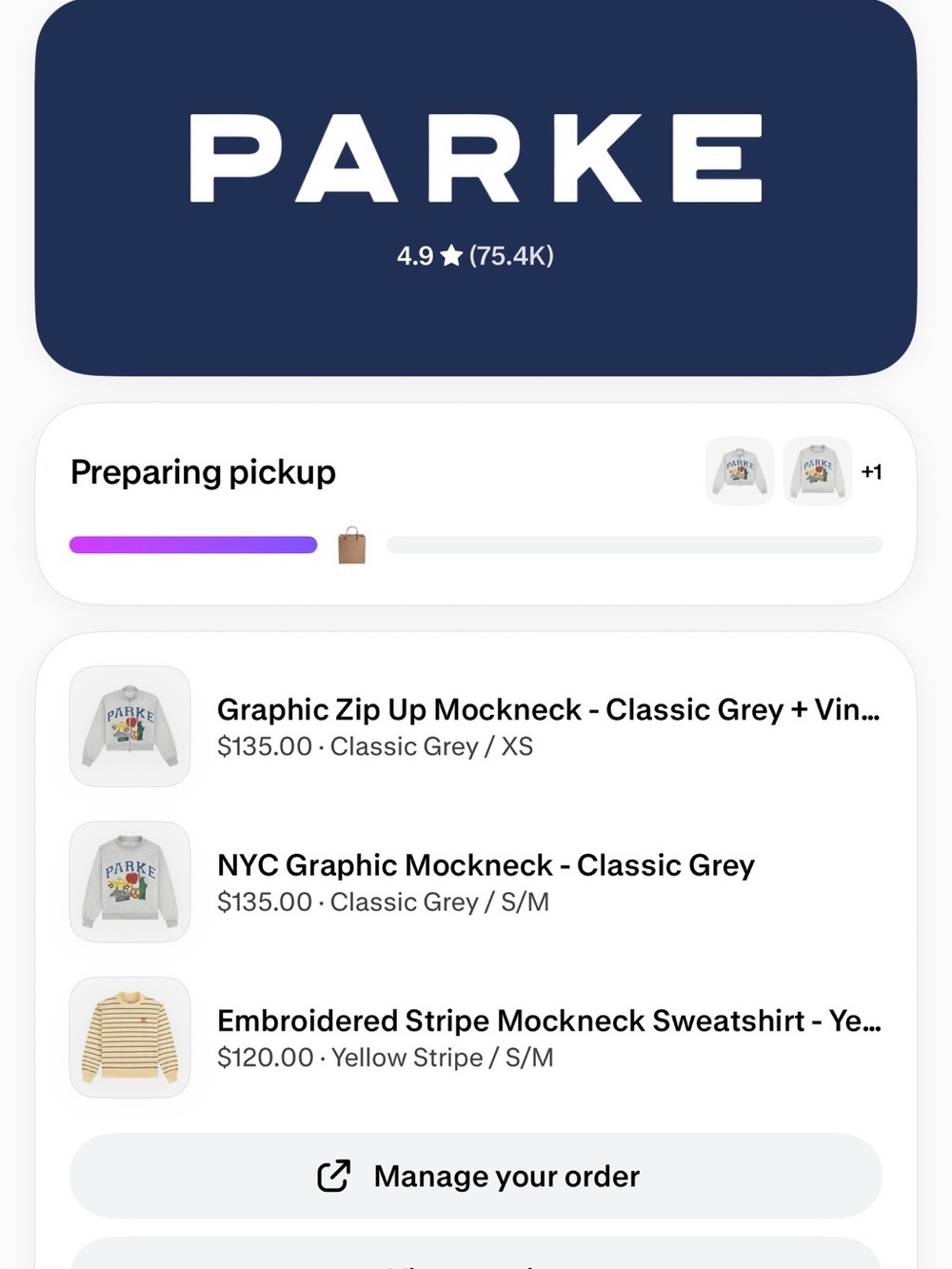 PARKE NYC Exclusive Zipup Mockneck - Picture 7 of 7